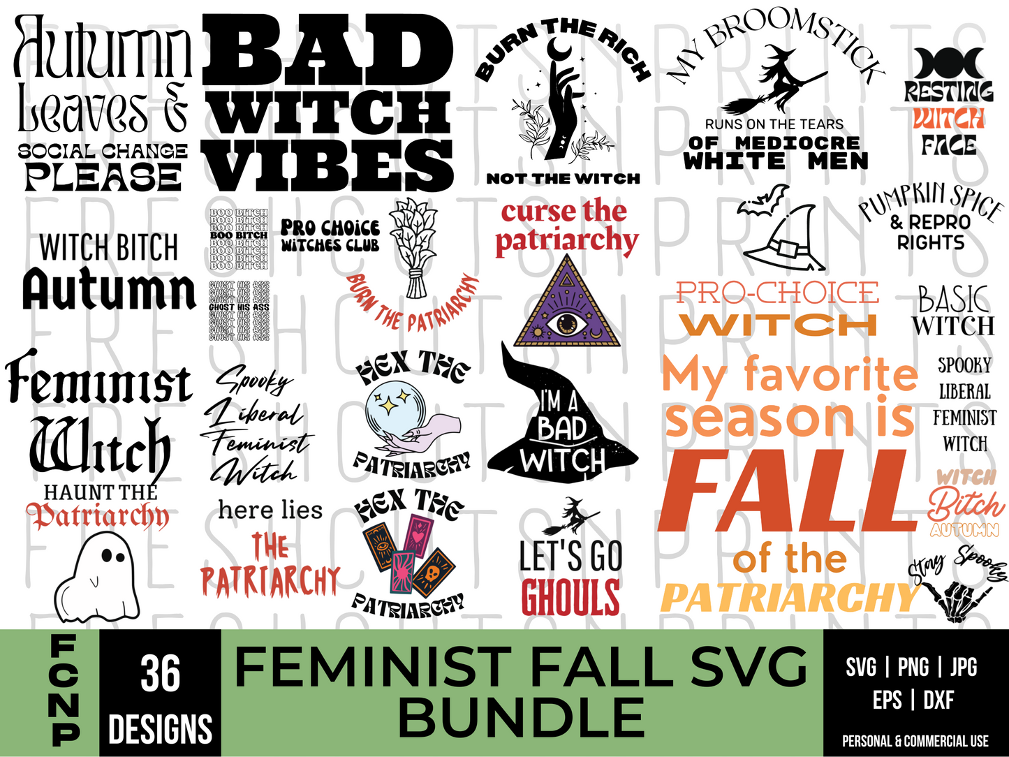 Feminist Fall SVG Bundle, Pro Choice svg, Fall svg, Halloween Feminist svg, Funny Pro Choice svg, Bad Witch svg, Pro Choice Witch png