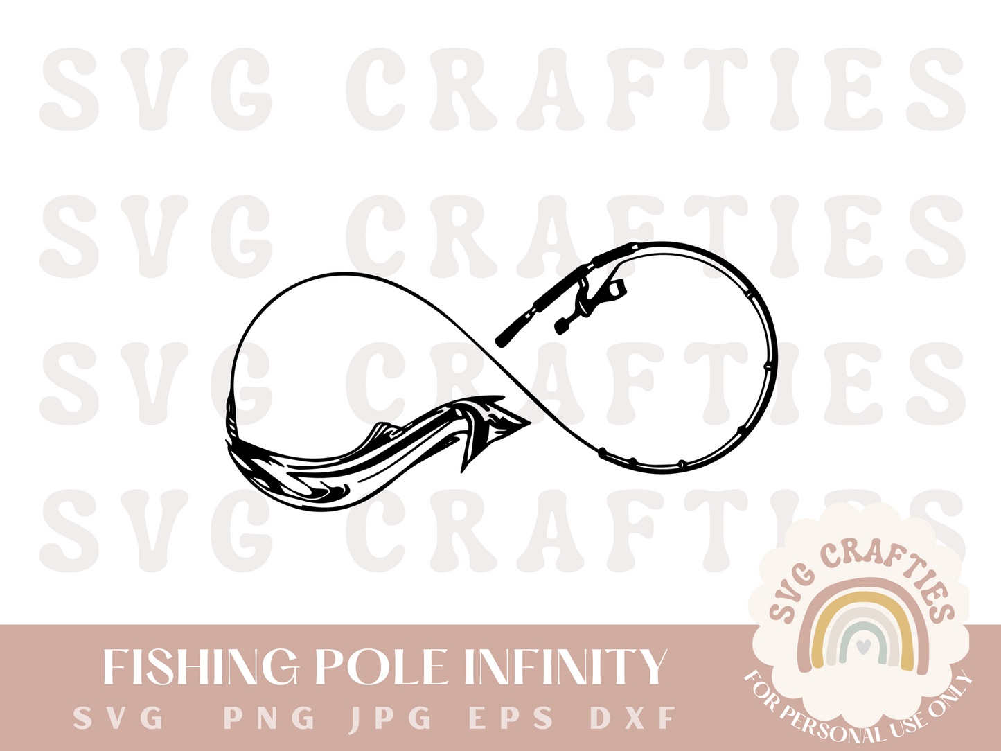 Fishing Pole Infinity Free SVG Download