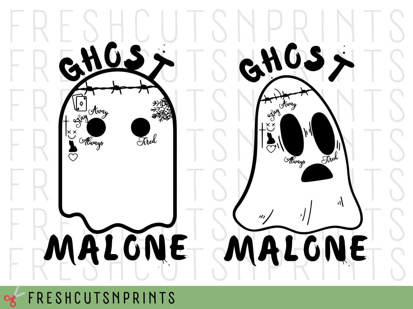 Ghost Malone SVG Designs, Funny Halloween Png, Instant Download, Ghost Malone shirt design, Trendy Halloween svg, SVG files for Cricut