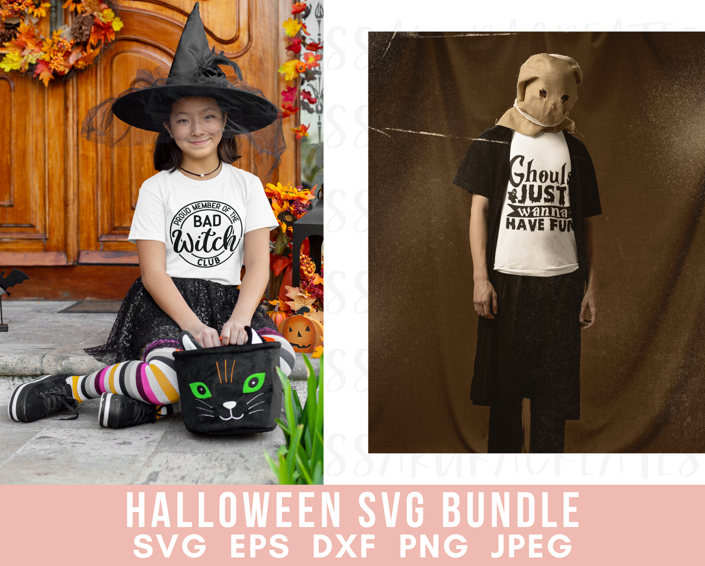 Halloween Bundle SVG Halloween Vector Witch svg funny halloween shirt svg pumpkin svg sarcastic svg file for cricut funny mom trick or treat
