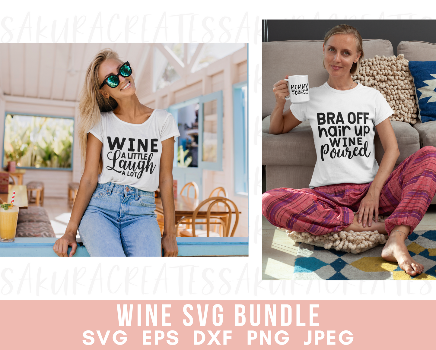 Wine Quotes SVG Bundle Wine svg drinking svg wine glass svg funny quotes wine sassy quotes wine sayings alcohol quotes svg files for cricut