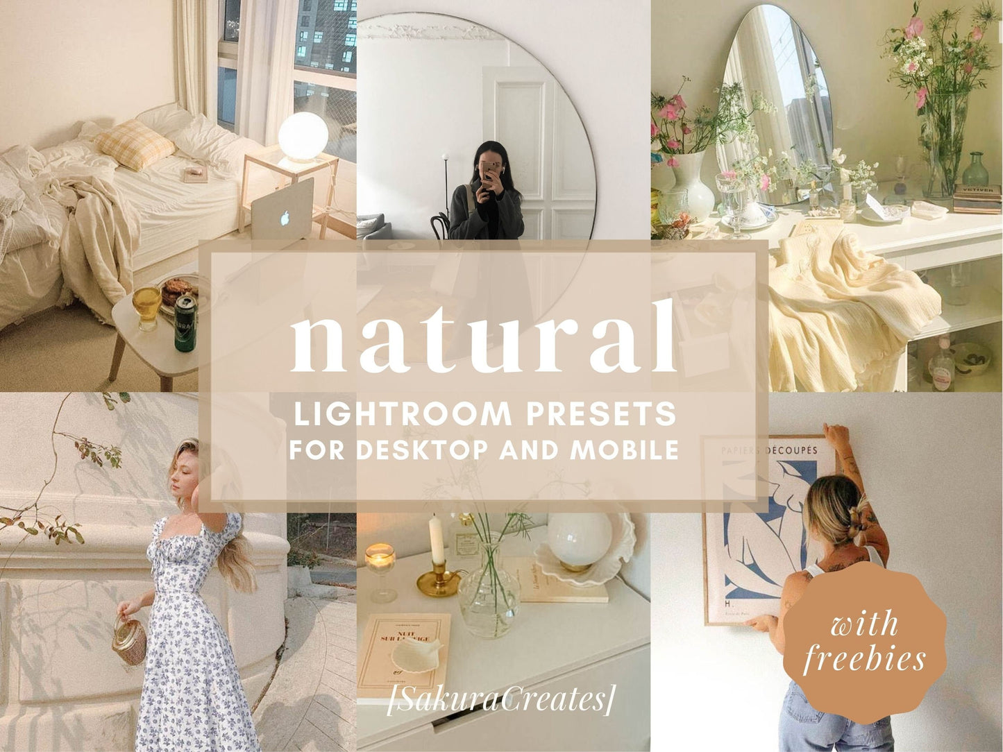 6 Mobile Lightroom Presets, Instagram Presets, Home Presets, Influencer Blogger, Lightroom Presets Coconut Tan, Vsco Presets, Sakura Preset