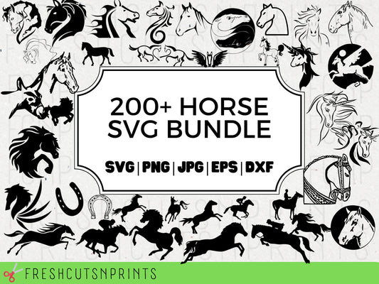 200+ Horse SVG Files , Horse Clipart, Horse SVG ,Horse Printable Horse Silhouettes Horse Vector, Horse Cut Files, Horse icon, Horse Head svg