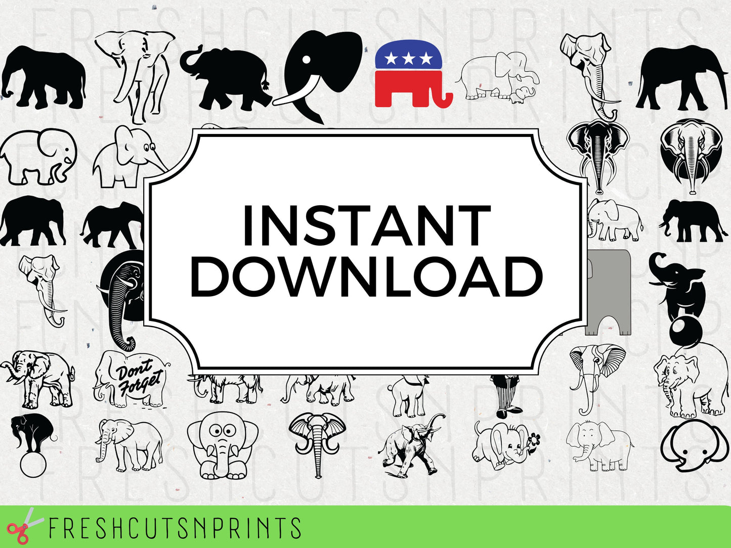 50+ Elephant SVG Bundle , Elephant Silhouette, Elephant Clipart, Elephant Vector, Baby Elephant svg, Elephant cut file, Cute elephant svg