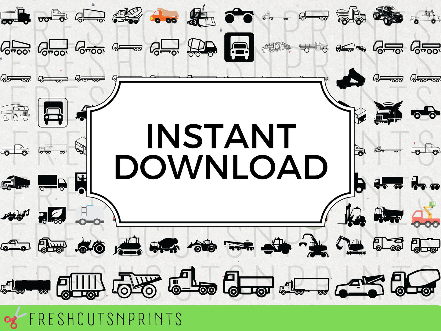 100+ Truck SVG Bundle , Truck Clipart, Truck Cut Files, Truck Vector, Tractor svg,  Truck Silhouette, Pickup Truck svg, Commercial Use