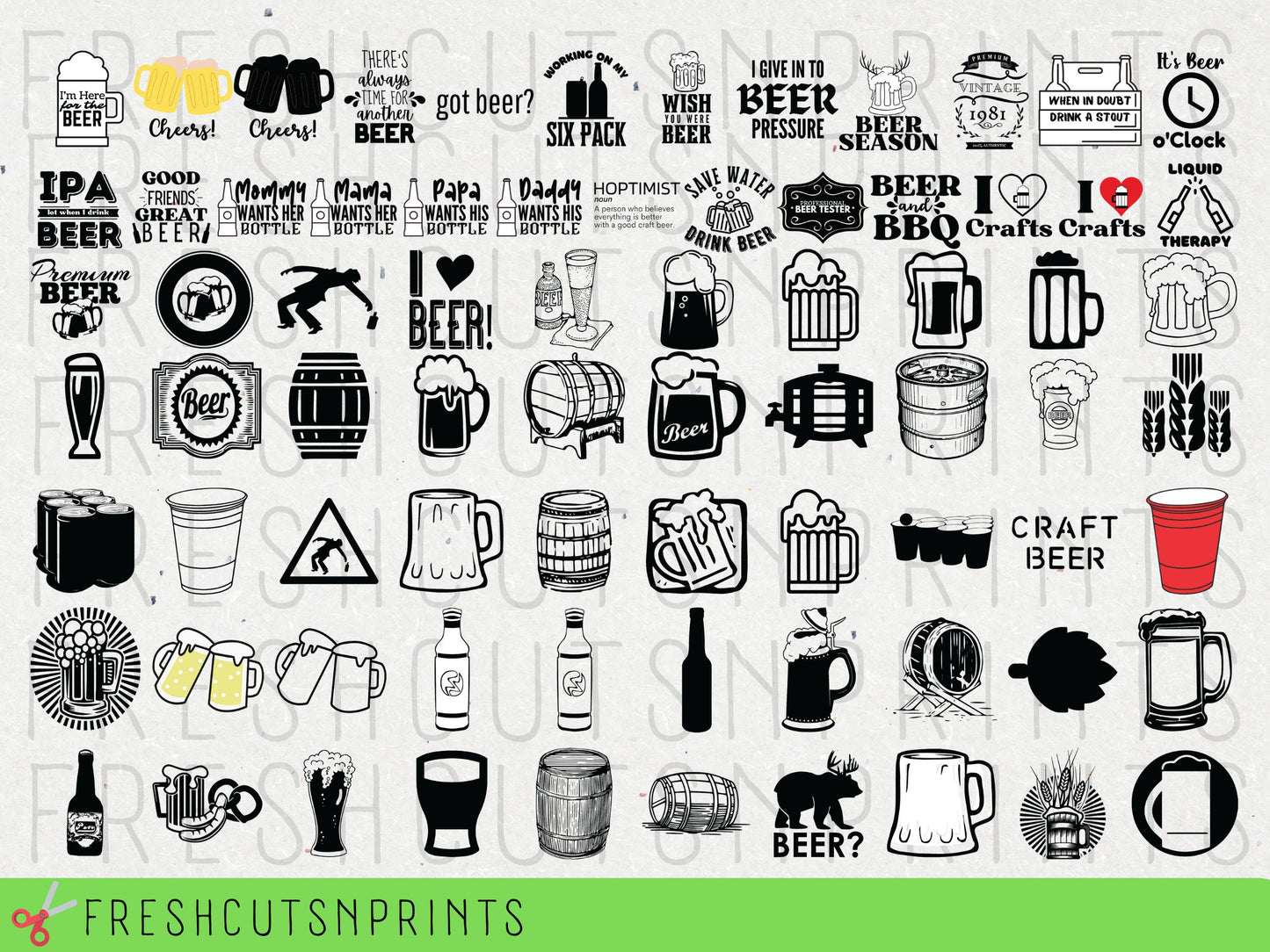 80+ Beer SVG Bundle , Beer quotes, Beer clipart, Beer cut files, Beer Vector, Beer Silhouette, Beer Mug svg, Beer stein svg, Commercial Use