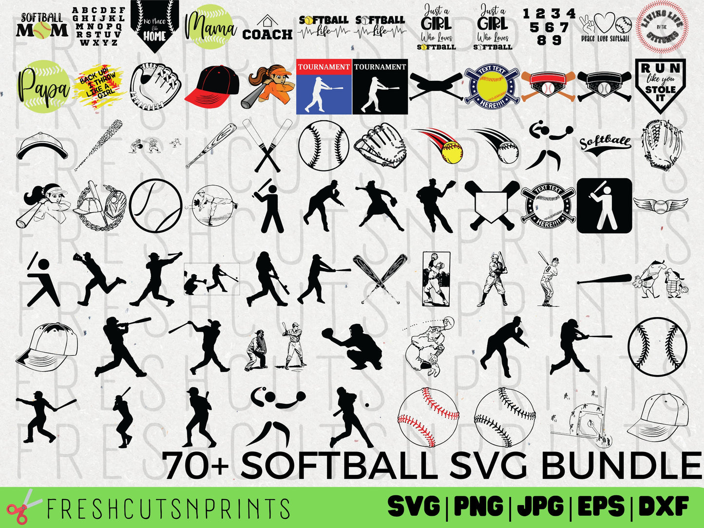 70+ Softball SVG Bundle , Softball svg, softball mom svg, softball clipart, softball cut files, sports svg, softball quote, saying svg