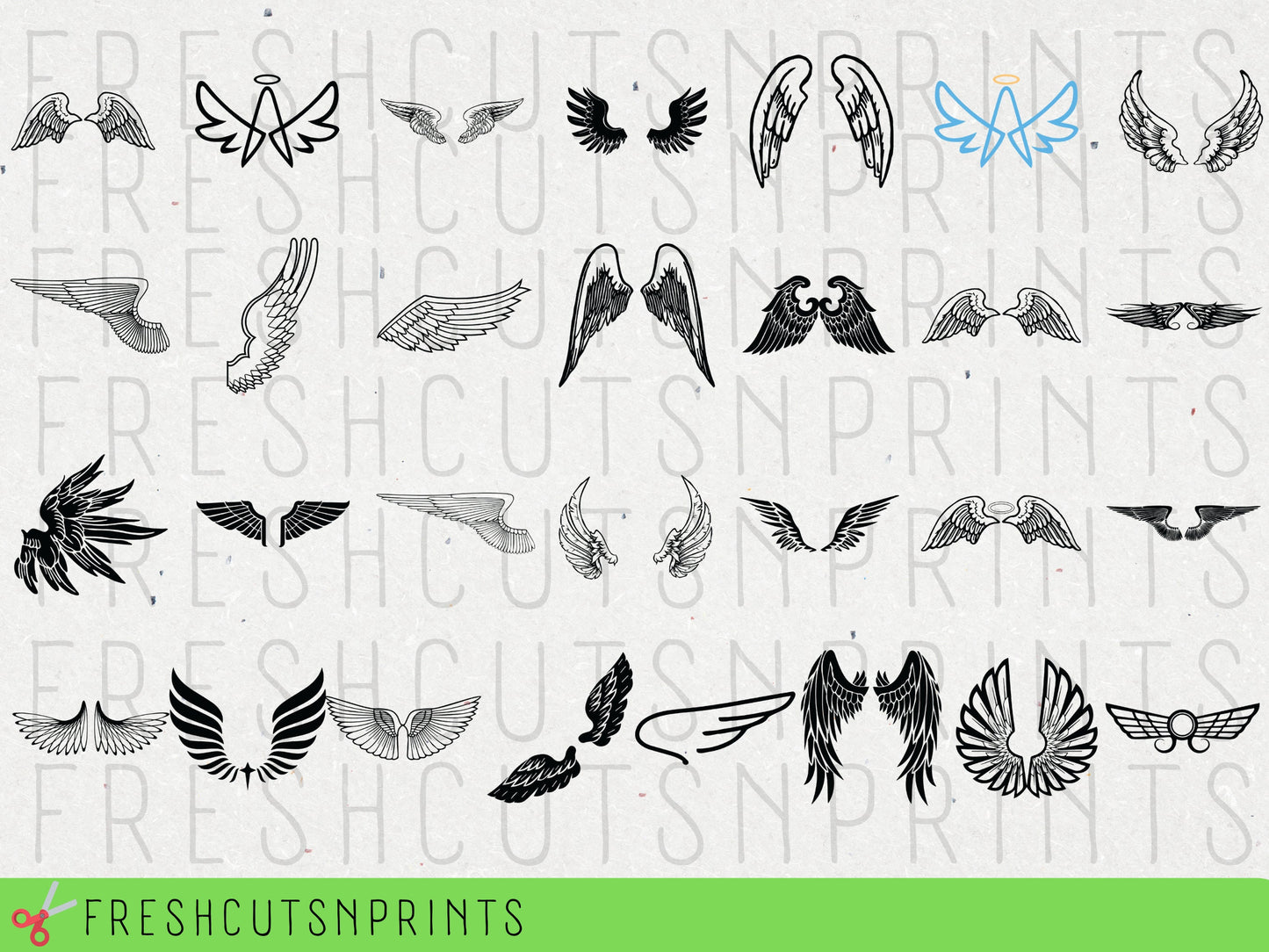 20+ Angel Wings SVG , Angel Wings Clipart, Angel Wings Vector, Angel Wings Stencil, Angel Wings Tribal, Svg Files for Cricut, Commercial Use