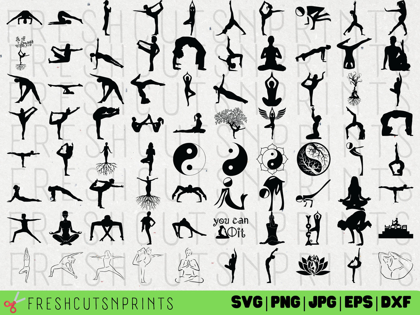 100+ Yoga SVG Bundle , Yoga Poses svg, Yoga Clipart, Yoga Vector, Meditation svg, Yogi svg, Yoga mom svg, Namaste svg, Lotus flower svg