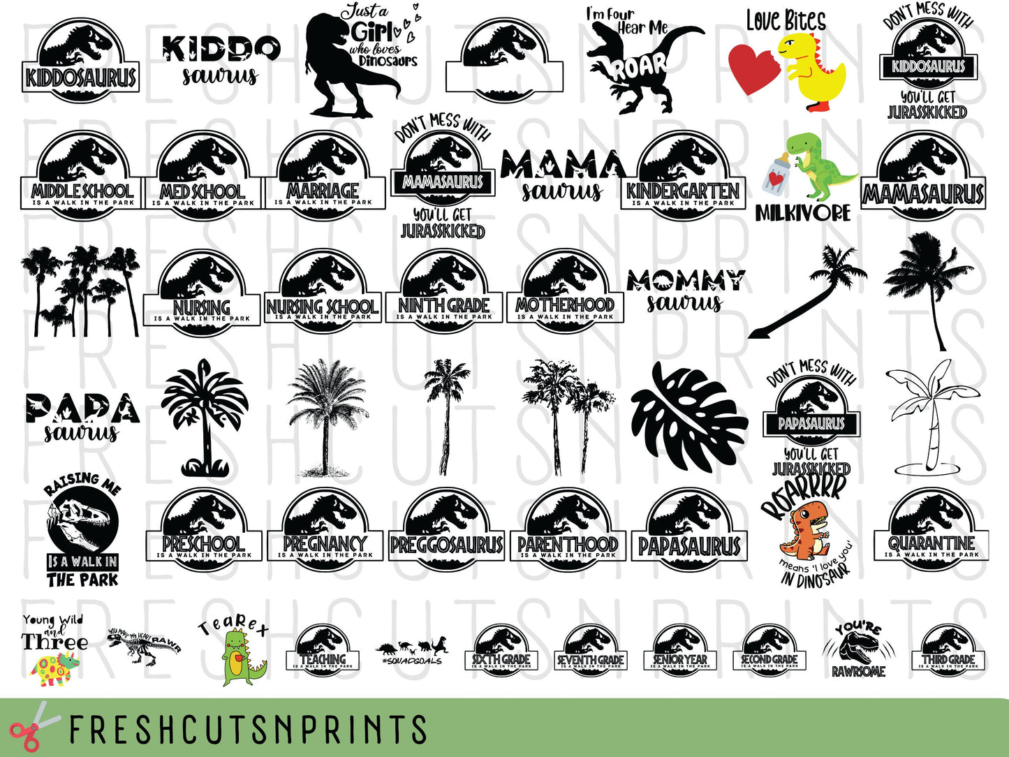 200+ Dinosaur SVG Bundle, Dinosaur Silhouette, Dinosaur Cut Files, Cute Dinosaur svg, Dinosaur Design svg, Jurassic svg, Dinosaur shirt svg