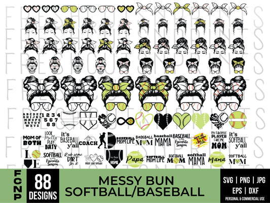 Baseball Mom Vector Graphics for Cricut Crafters