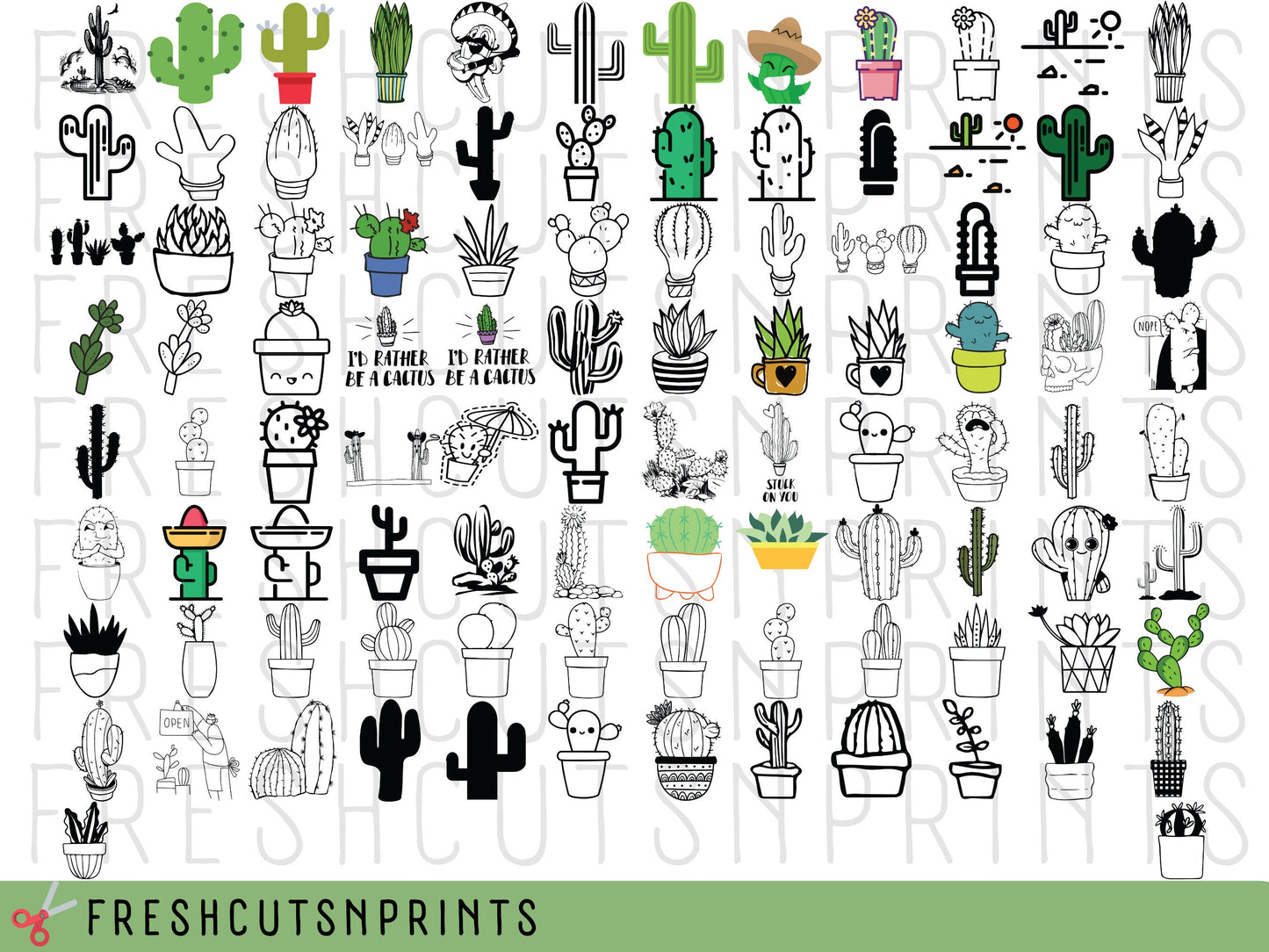 200+ Cactus SVG Bundle , Cactus Clipart, Cactus CutFile, Cactus Vector, Succulent SVG, House Plant svg, Potted Plant clipart, Cactus png